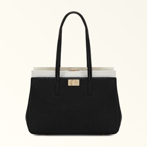 Cabas Furla 1927 Femme Noir | 1486-LJDFH