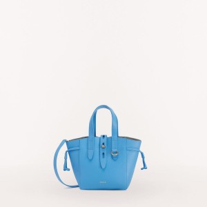 Cabas Furla NET Femme Bleu | 9207-XOZKM