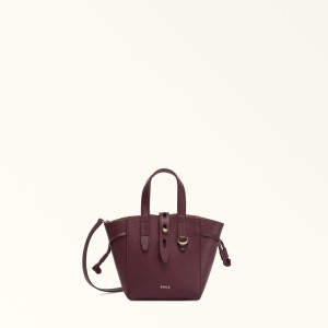 Cabas Furla NET Femme Bordeaux | 3492-JFPYX