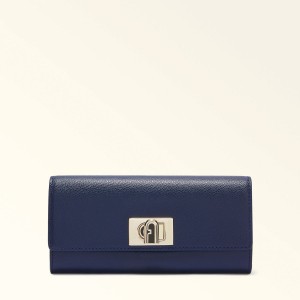 Grands Portefeuilles Furla 1927 Femme Bleu Marine | 2094-KPULN