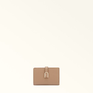 Petits Portefeuilles Furla FLOW Femme Cafe | 0675-NTJRY