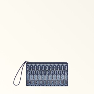 Pochettes Furla OPPORTUNITY Femme Bleu | 5319-ENRTQ