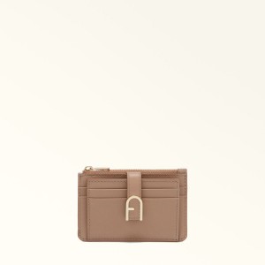 Porte-Carte Furla FLOW Femme Cafe | 2089-SJKAV