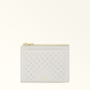 Porte-Carte Furla GERLA Femme Blanche | 0312-LNGTF