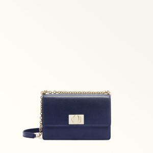 Sac Bandoulière Furla 1927 Femme Bleu Marine | 1672-TENJW