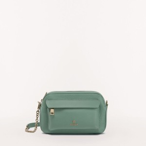 Sac Bandoulière Furla FAVOLA Femme Vert | 9624-XLKGI