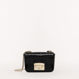 Sac Bandoulière Furla METROPOLIS Femme Noir | 6725-ISOFU