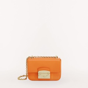 Sac Bandoulière Furla METROPOLIS Femme Orange | 6093-BTZAH