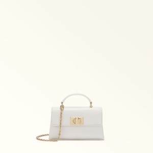 Sac Mini Furla 1927 Femme Blanche | 9361-JPOLW