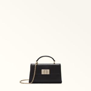 Sac Mini Furla 1927 Femme Noir | 4831-EIXVJ