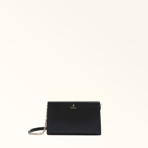 Sac Mini Furla CAMELIA Femme Noir | 8951-MDOKL