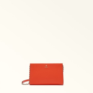 Sac Mini Furla CAMELIA Femme Rouge | 1324-BDJWO