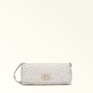 Sac Porté Épaule Furla GERLA Femme Blanche | 4609-QTAUN