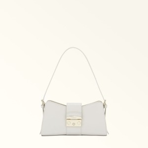 Sac Porté Épaule Furla METROPOLIS REMIX Femme Blanche | 2075-VYFDT