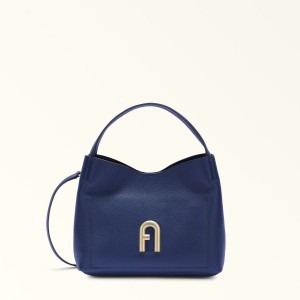 Sac Porté Épaule Furla PRIMULA Femme Bleu Marine | 4173-WOTSD