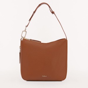 Sac Porté Épaule Furla SKYE Femme Marron | 2780-JVSCZ