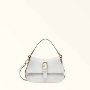 Sac a Main Furla FLOW Femme Blanche | 9731-FLXRZ