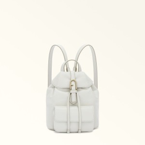 Sacs à Dos Furla FLOW Femme Blanche | 4031-STWXJ