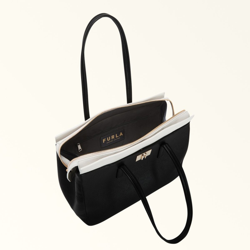 Cabas Furla 1927 Femme Noir | 1486-LJDFH