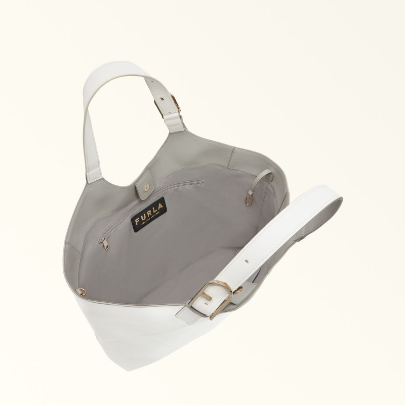 Cabas Furla FLOW Femme Blanche | 9301-XMHEC