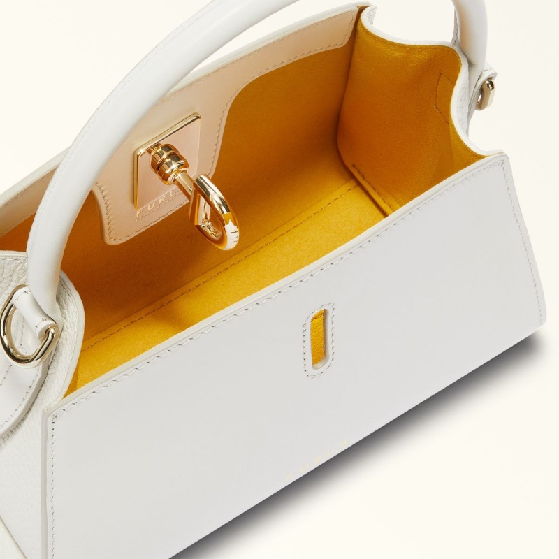 Cabas Furla GENESI Femme Blanche | 8902-TQPLE