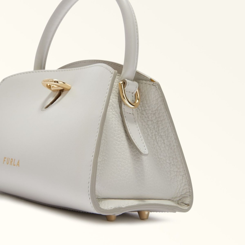 Cabas Furla GENESI Femme Blanche | 8902-TQPLE