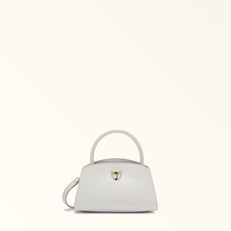 Cabas Furla GENESI Femme Blanche | 8902-TQPLE