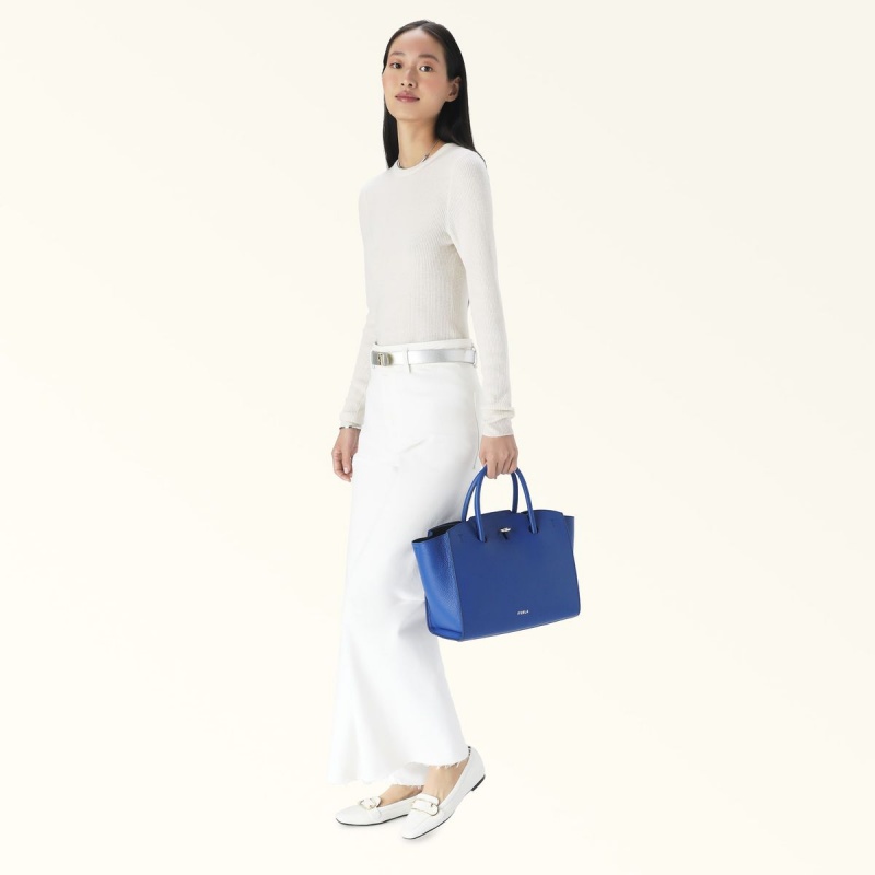 Cabas Furla GENESI Femme Bleu Marine | 3946-OGAXH