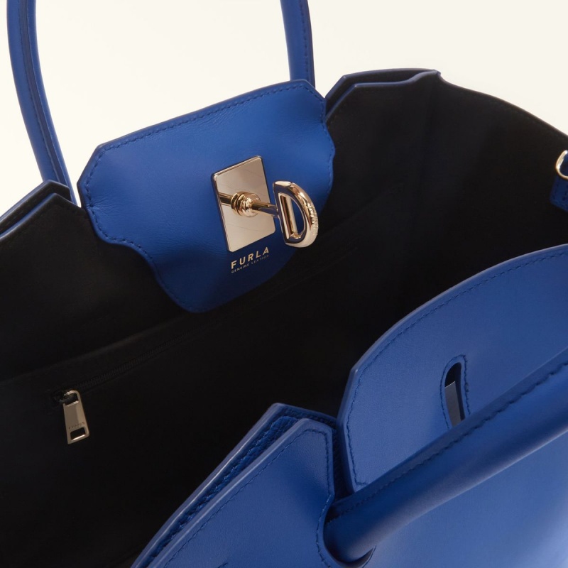 Cabas Furla GENESI Femme Bleu Marine | 3946-OGAXH