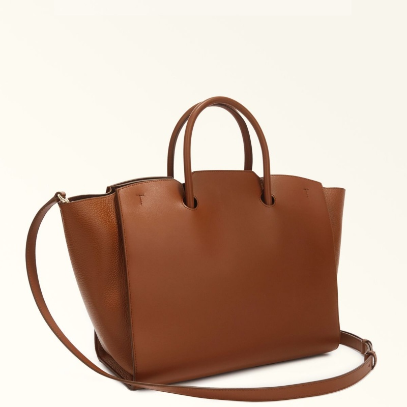 Cabas Furla GENESI Femme Marron | 6431-RDNLQ