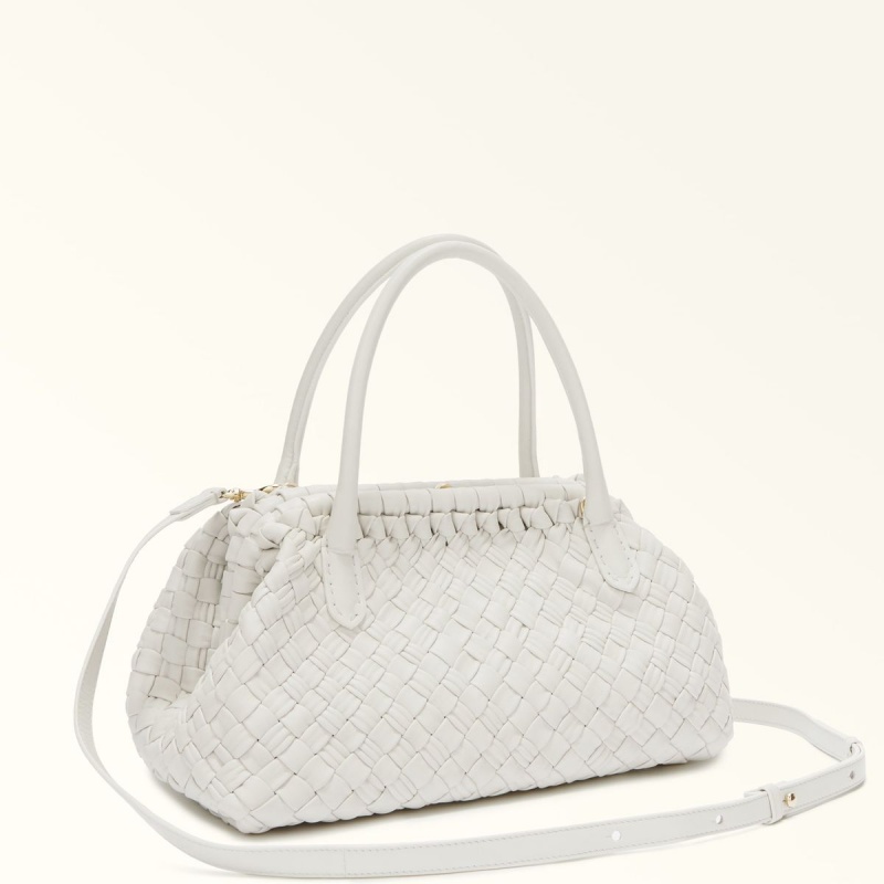 Cabas Furla GERLA Femme Blanche | 2791-QWRZK