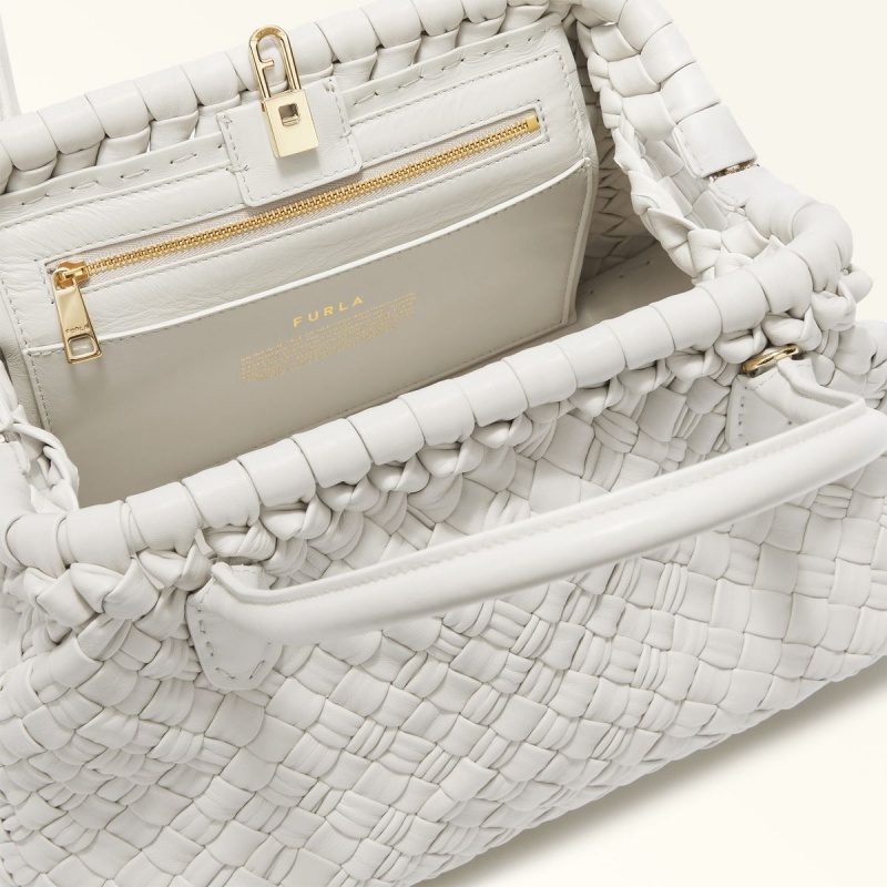 Cabas Furla GERLA Femme Blanche | 2791-QWRZK