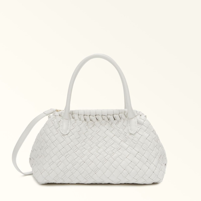 Cabas Furla GERLA Femme Blanche | 2791-QWRZK