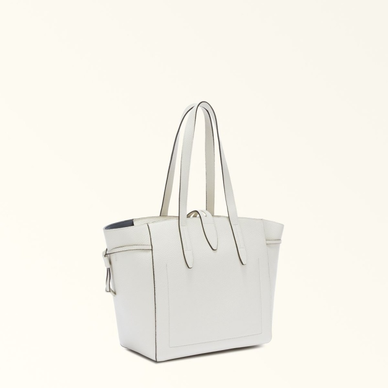 Cabas Furla NET Femme Blanche | 0184-QJGZY