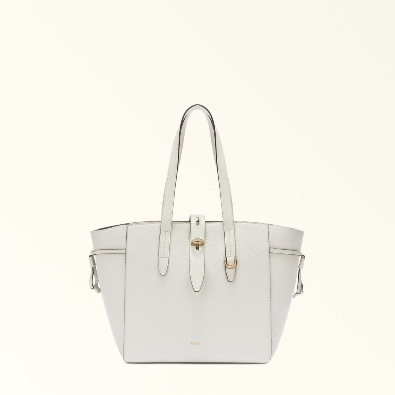 Cabas Furla NET Femme Blanche | 0184-QJGZY