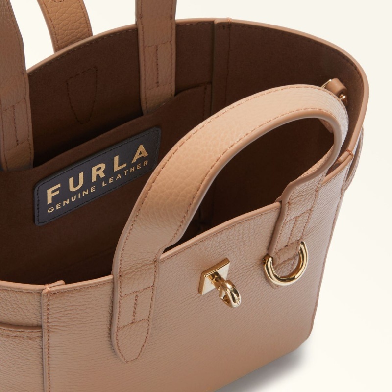 Cabas Furla NET Femme Cafe | 8904-NTAUY