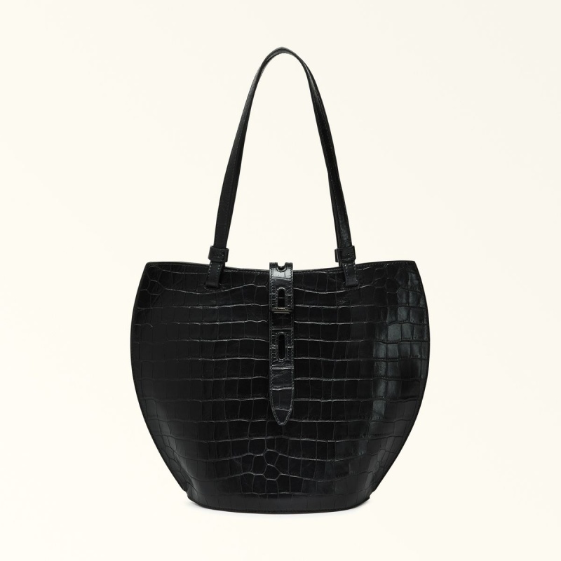 Cabas Furla UNICA Femme Noir | 3870-UZMCX