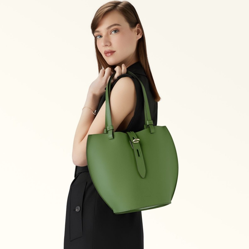 Cabas Furla UNICA Femme Vert Foncé | 4250-DFCWP