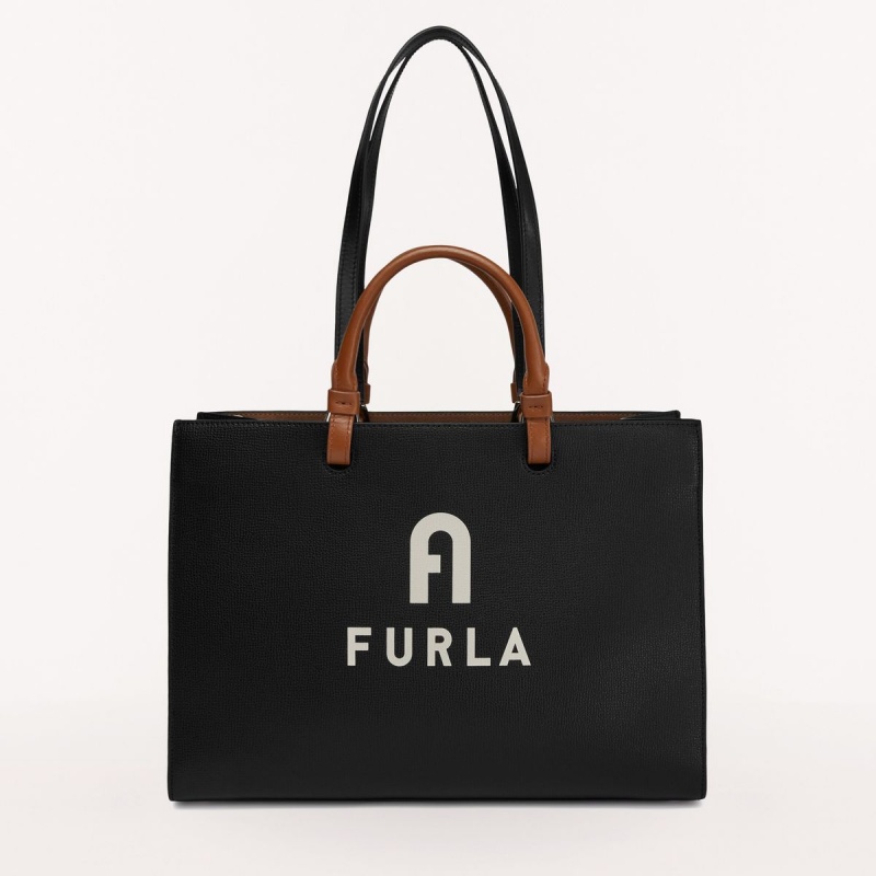 Cabas Furla VARSITY STYLE Femme Noir | 7845-YEMOG