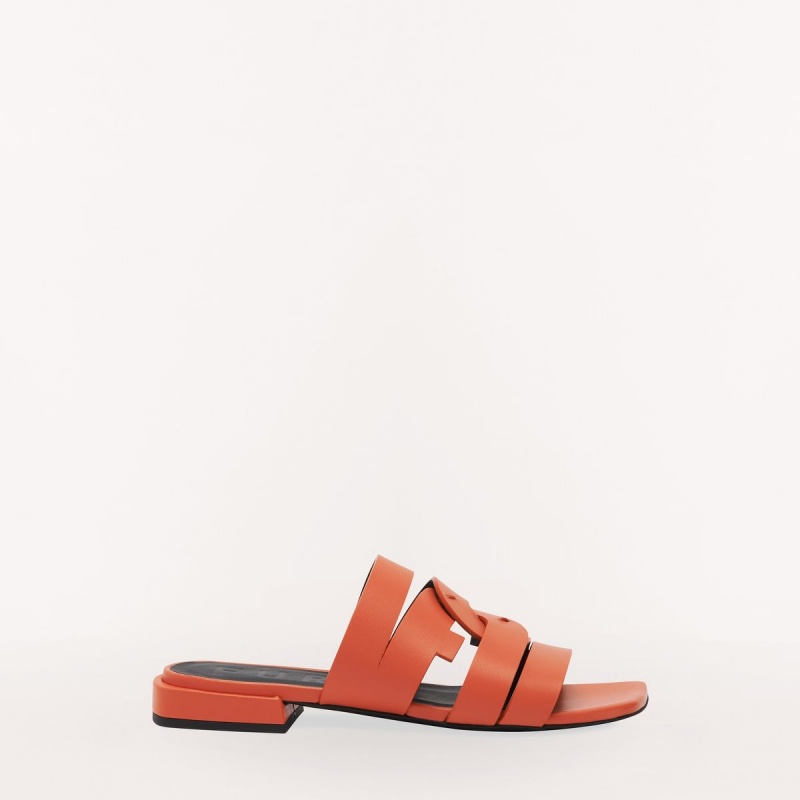 Chaussure Furla LIPARI Femme Orange | 3807-BACKD