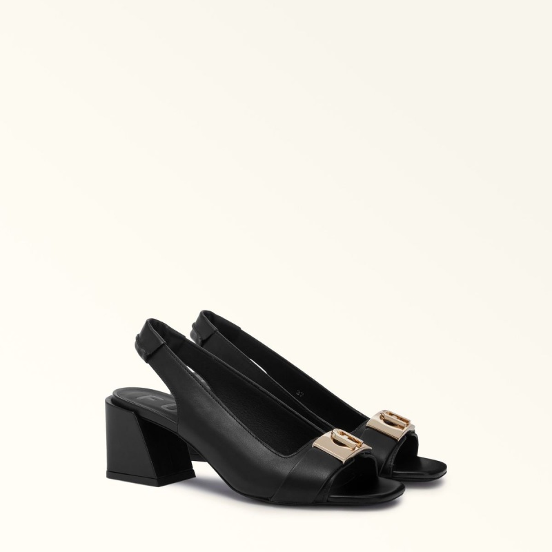 Chaussure Furla ZOE Femme Noir | 4583-DGAWJ