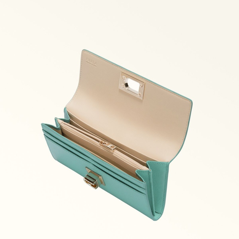 Grands Portefeuilles Furla 1927 Femme Menthe | 4528-DROVX