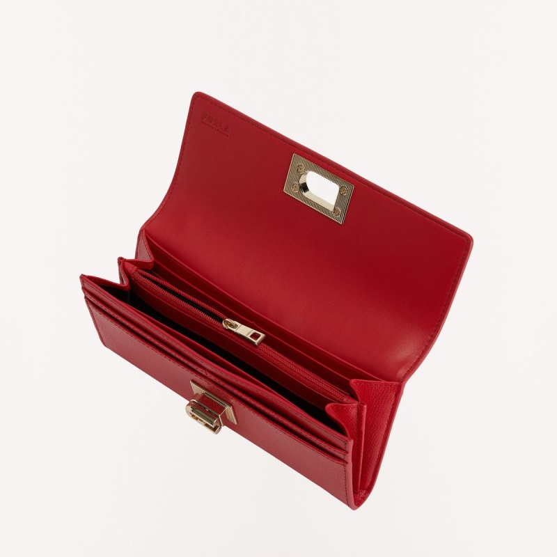 Grands Portefeuilles Furla 1927 Femme Rouge | 5423-RSETA