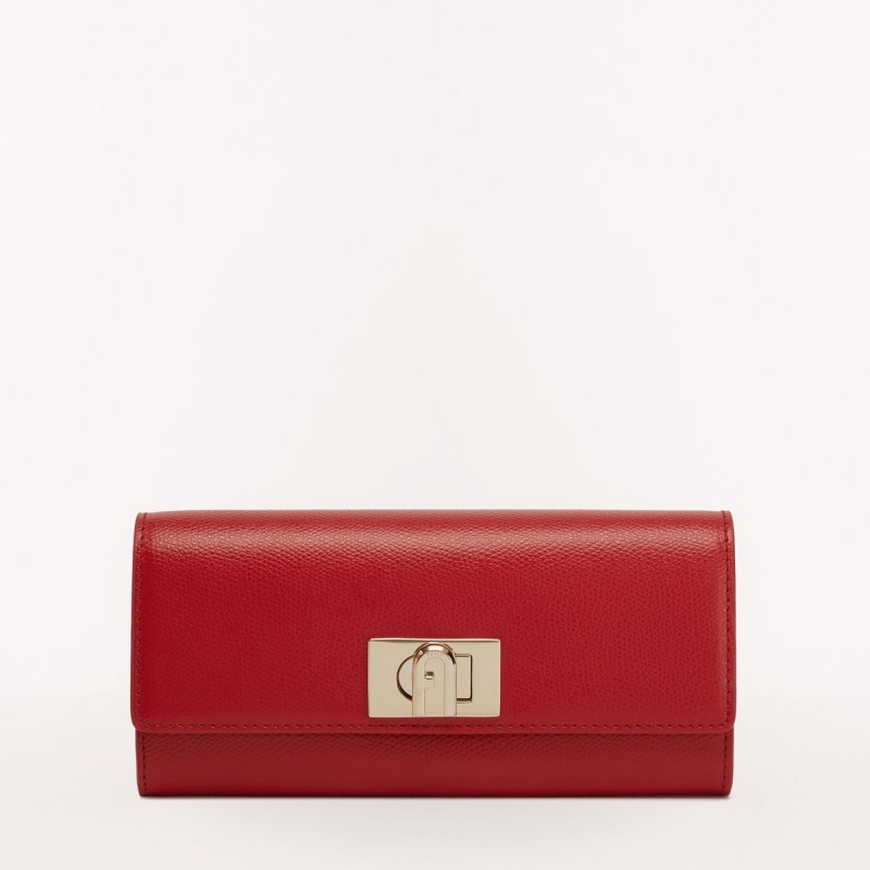 Grands Portefeuilles Furla 1927 Femme Rouge | 5423-RSETA