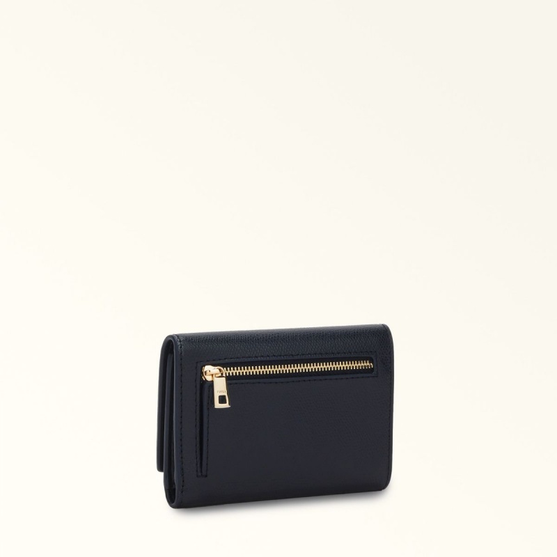 Petits Portefeuilles Furla 1927 Femme Bleu Marine | 5374-JZBAY