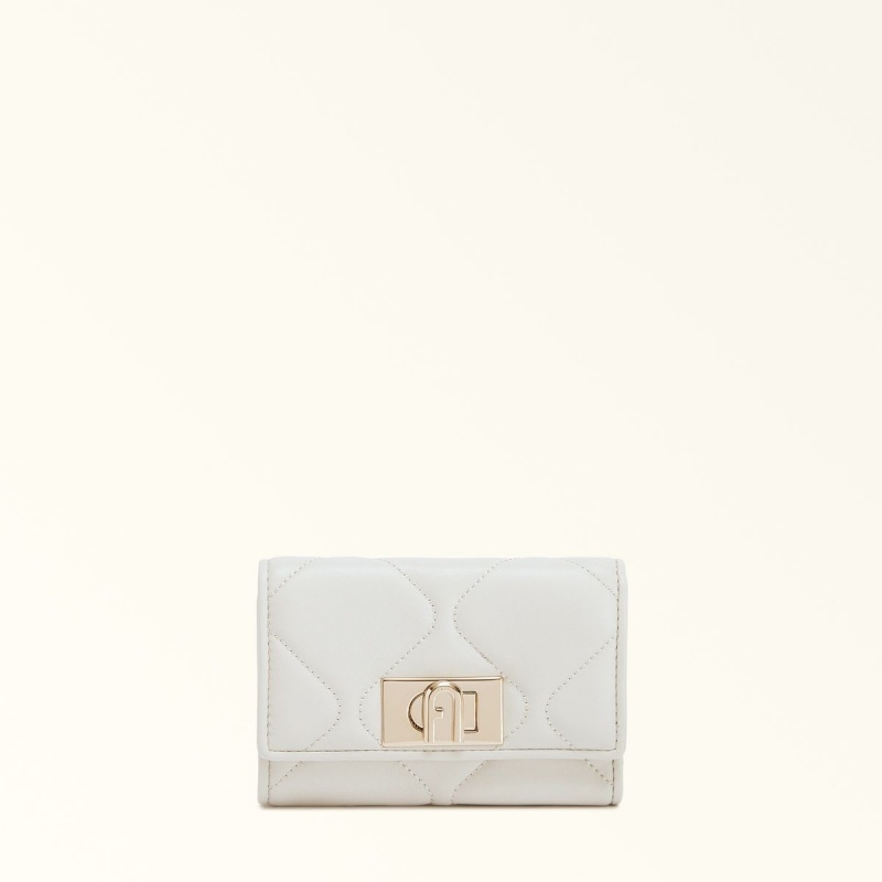 Petits Portefeuilles Furla 1927 Femme Blanche | 7951-EXZTC