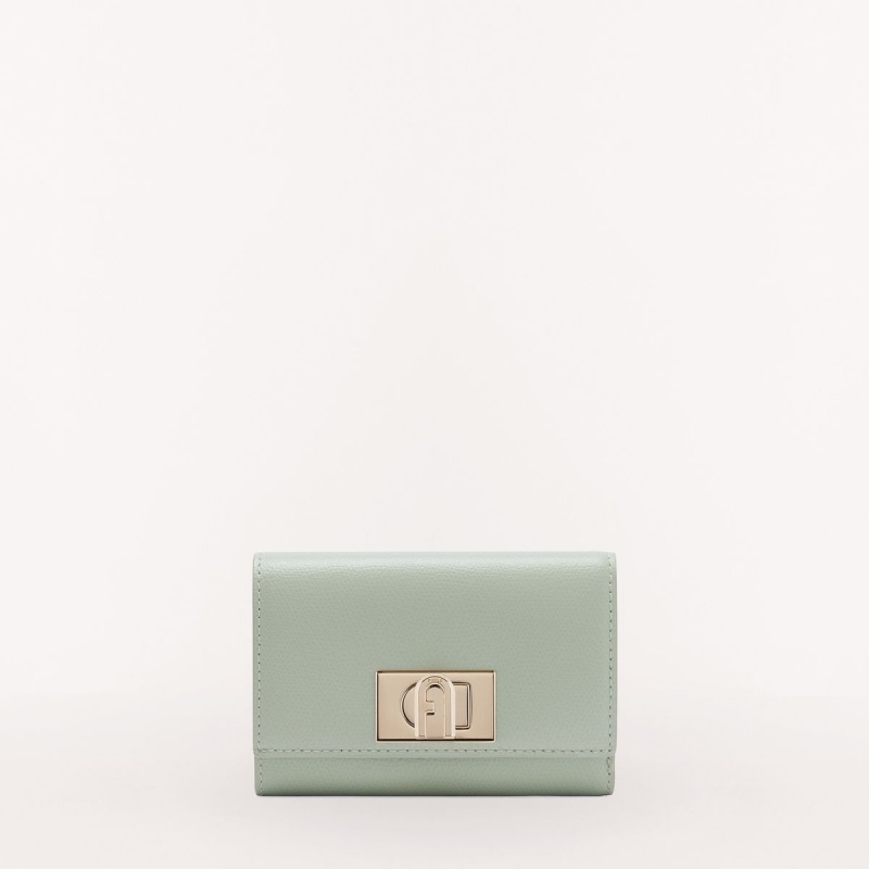 Petits Portefeuilles Furla 1927 Femme Menthe | 5243-MOPTQ