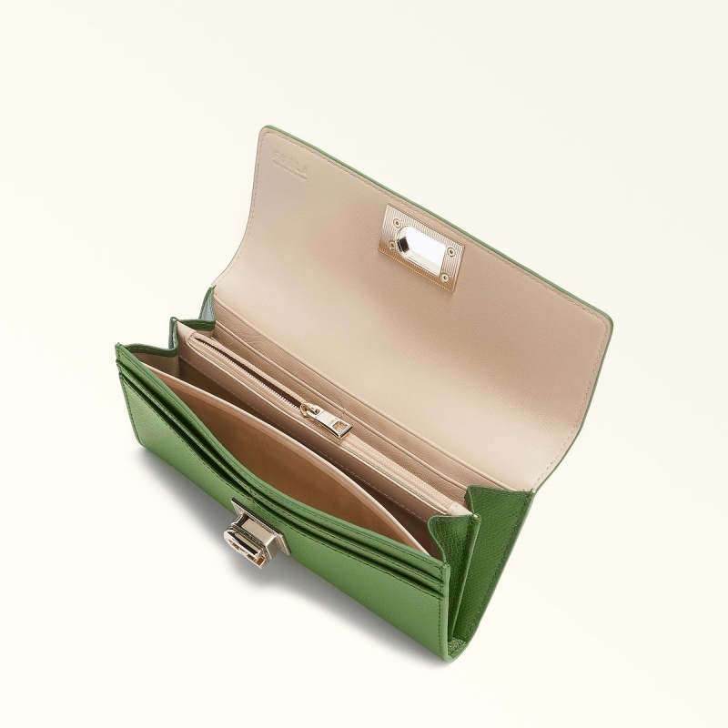 Petits Portefeuilles Furla 1927 Femme Vert Foncé | 9701-FDLCB