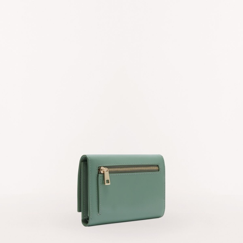 Petits Portefeuilles Furla 1927 Femme Vert | 7280-PQOWT