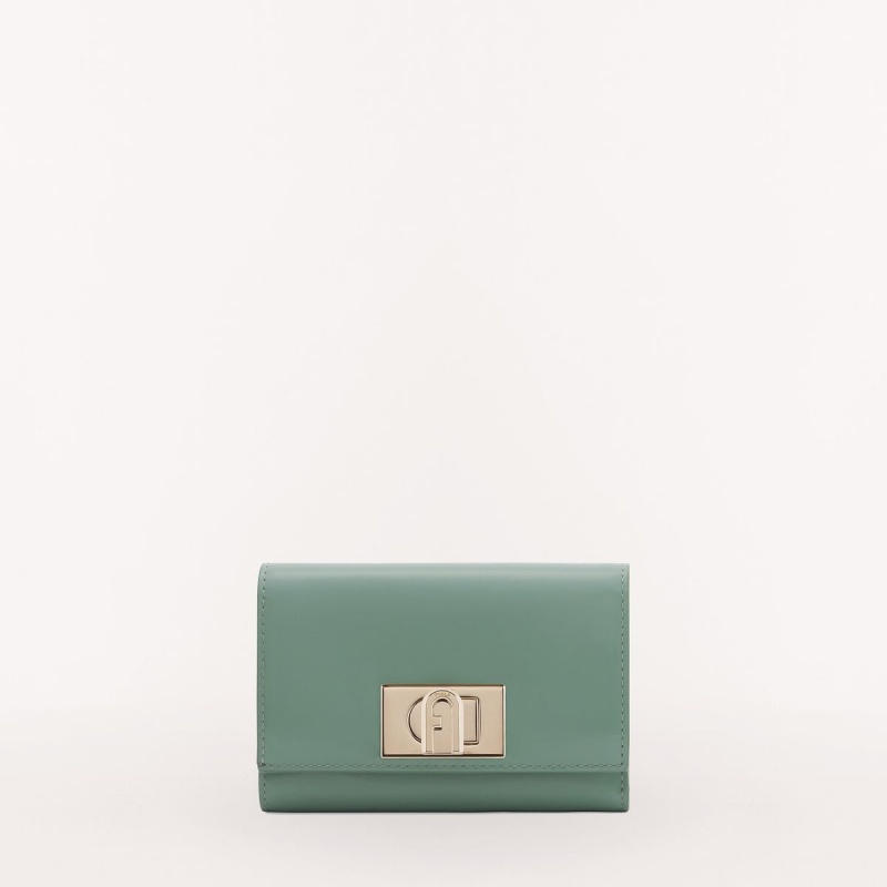 Petits Portefeuilles Furla 1927 Femme Vert | 7280-PQOWT